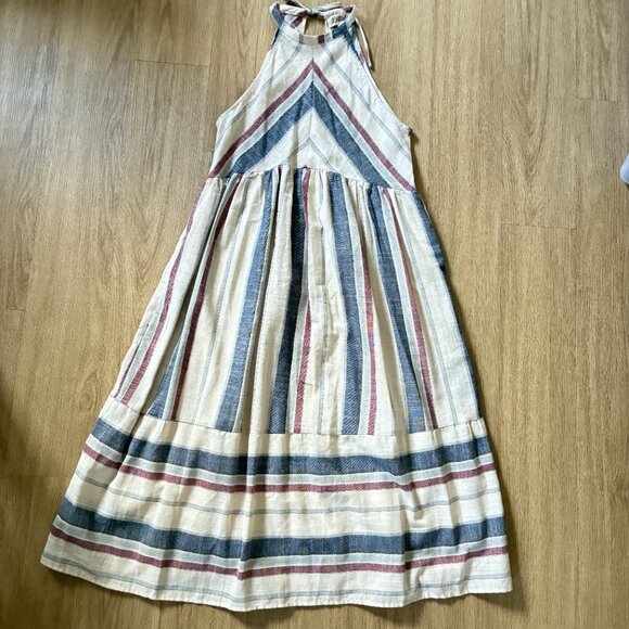 Halter Striped Dress - Picture 1 of 2